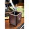 Dacasso Dark Brown Bonded Leather Pencil Cup AG-3610 - alternate 2